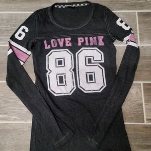Victoria's Secret Gray 86 Long Sleeve Shirt